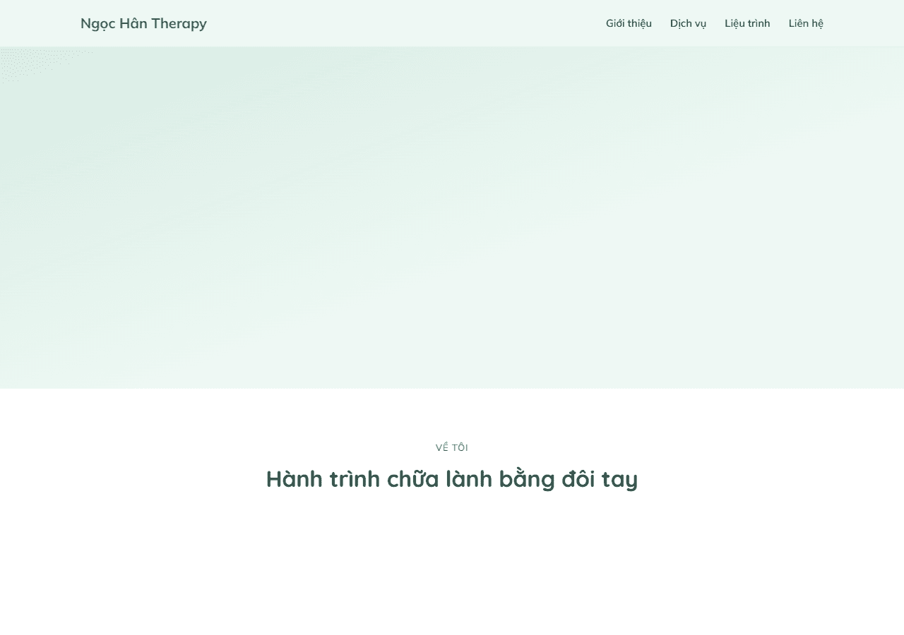 Portfolio Chuyên Viên Trị Liệu Massage